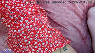 Does your friend's wife crave hard pounding like this juicy redhead in stockings?