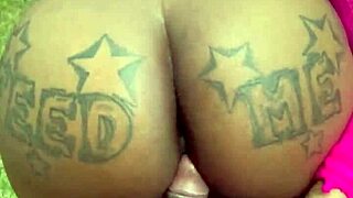 Outside Getting Dicked Down by Massive Black Cock in Wet Pussy Fucking and Creampie