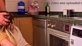 Blonde Teen Takes Huge Cock Doggystyle With Deep Creampie Finish.