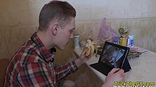 Hey, check this out - tricked girlfriend gets restrained and pounded in wild session