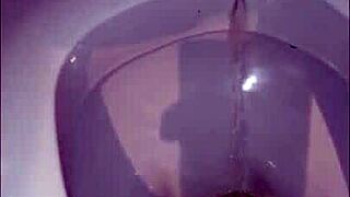 Uh, like this big-ass brunette does wild pissing and ejaculation stuff with her ts friend in crazy compilation - so hot!