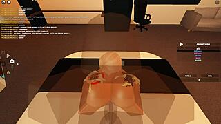 Blonde Handles Deep Anal Pounding in Wild Roblox Scene