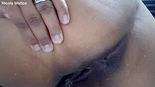 I'm Sweaty And Horny At The Gym Fingering My Pussy Until I Cum Hard Outdoors!