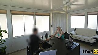 Loan4k features this Czech teen dancer getting fingered and blowing cock in hidden cam office casting session for cash 💃🍆