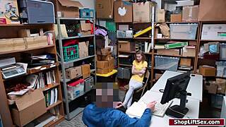 teen shoplifter got fucked and then let go