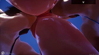 Wild Life - Three Big Tit Big Ass Milf Lesbians Have Hot Threesome Sex And Fuck Each Others Wet Pussys On The Beach