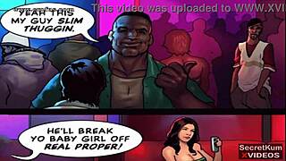 African Comic Featuring Kardashian Cheating With BBC Interracial Gangbang And Angry Wife Catching Lipstick On Dick