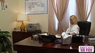 Jason Brown Stretches Tight Blonde Pussy of Carla Cox in Intense Interracial Fantasy