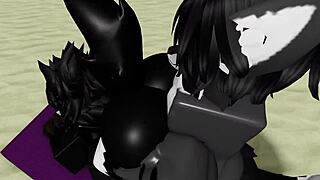 oh god having this intense rough sex at the beach with scp-1471 mal0 in roblox feels so wild