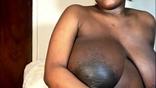 Come suck this pregnant ebony babe's wet pussy and fuck her huge tits hard!