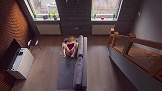 Why did my roommate catch me masturbating and watch as I keep going?