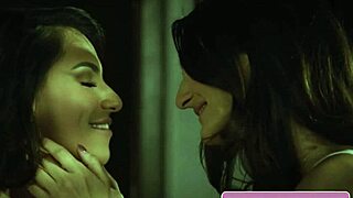 Lovely Lesbian Hot Babes Eliza Ibarra Hime Marie Kiss Tender And Lick Their Hard Perky Nipples And Boobs