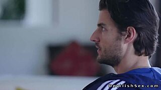 I love how this dark haired teen 18+ athlete seduces her coach.