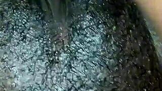 What Happens When a Sexy Black Babe Fingers Her Wet Pussy in Late Night Solo Masturbation Session?