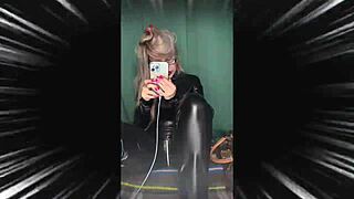 Sissy training how to beg for piss with big tears and pouty lips