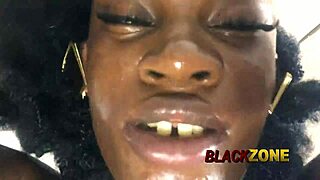 ebony babe with small tits shares close-up bedroom secrets in bathroom interview casting 🛁😏