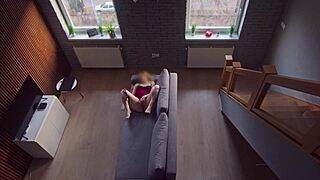 Why did my roommate catch me masturbating and watch as I keep going?