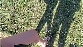 missspisss drops sexy pee compilation with public flashing and exhibitionist wife outdoor adventures! 💦🌳