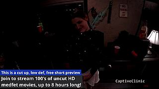 Subtle Hints Of Backstage Stripping And Gaping In Latex Gloves For Blonde Tattooed University Babe Alexandria Riley