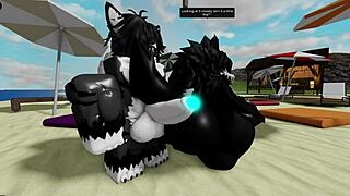oh god having this intense rough sex at the beach with scp-1471 mal0 in roblox feels so wild