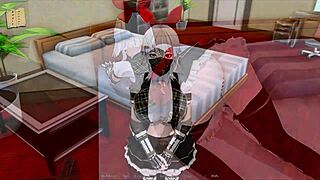 Harem hotel unfolds in episode 34 with intriguing hotel games and unfolding adventures.