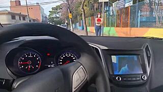 Bold Public Prostitute Handles Hard Fetish Action Outdoors