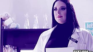 Latina Babe Joins Busty Milf for Petite Tits Blowjob and Big Cock Experiment