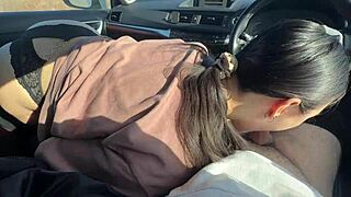 Wanna fuck your friend's girlfriend in the car like this?