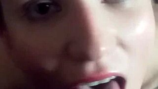 lena starr gets cum in her eye