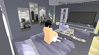 Average Roblox condo experience features tits and ass in wild sex