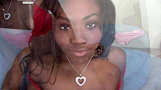 oiled ebony beauty osa lovely enjoys intense encounter with massive cock leading to creampie.