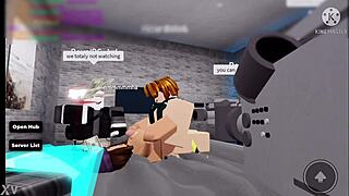 Roblox nerd guy fucks trashy plastic bimbo