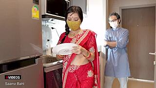 Big ass indian student seduces man with large dick in hindi voice encounter.