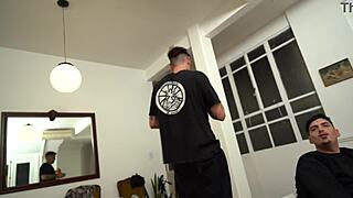 Keila Bassi meets with Elnonohub alone in the house. She engages in wet deepthroat and creampie riding with cum in mouth.