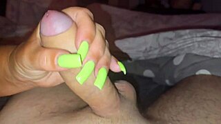 the mature woman was waiting for this time in her dress showing feet