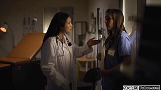 Latina doctor convinces nurse to cooperate and avoid issues in hospital