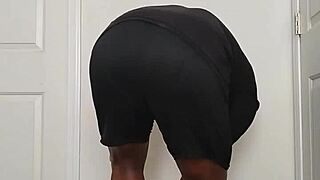 Morning routine involves undressing nude to spread ass cheeks wide open