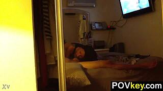 Chatting with my hot ex girlfriend in a fun POV moment together