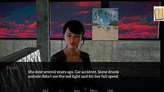 in this episode of my new family, a redhead milf with big ass and small tits explores erotic games with a brunette teen amateur in homemade style