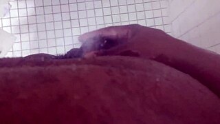hey, ever tried a wild shower head orgasm with lactating milk play in solo amateur action?