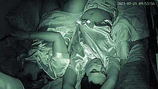 Beautiful asian babe rides dildo to orgasm in solo masturbation scene