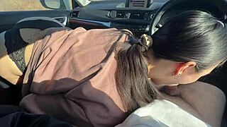 Wanna fuck your friend's girlfriend in the car like this?