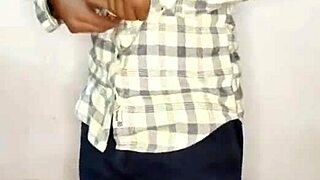 Exotic Asian In Fishnets And Lingerie Does Sexy Strip Tease Dance. But Then Rubs Tiny Clit Penis To Clear Water Cum Orgasm!