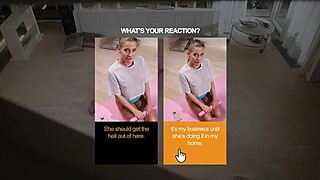 Blonde Anal Slut Eveline Dellai Rides Cock in Yoga Outfit POV Fucking