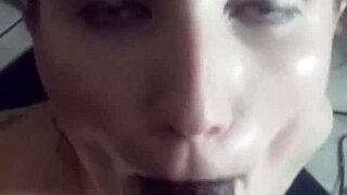 lena starr gets cum in her eye