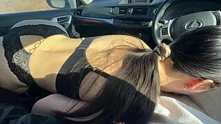 Wanna fuck your friend's girlfriend in the car like this?