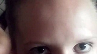 lena starr gets cum in her eye