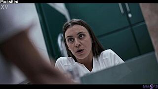 Alien Girls Go Wild In Hardcore 69 Pussy Eating And Scissoring At Hospital!