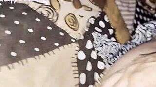 hot indian woman riding tight pussy outdoors quickie