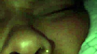 submissive slut pleases with rough creampie from monster cock in bareback session